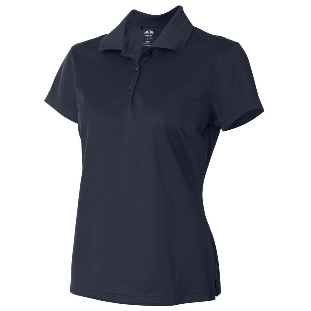 adidas Golf Women's Navy/White Climalite Basic Sport Shirt