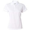 adidas Golf Women's White/Black Climalite Basic Sport Shirt