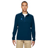 adidas Golf Men's Rich Blue Puremotion Mixed Media Quarter-Zip