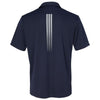 adidas Golf Men's Navy Gradient 3-Stripes Sport Shirt