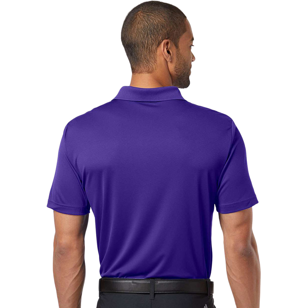 adidas Golf Men's Collegiate Purple Performance Sport Shirt