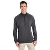 adidas Golf Men's Black Heather Quarter Zip Club Pullover