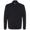 adidas Golf Men's Black Quarter-Zip Birdseye Fleece Pullover