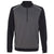 adidas Golf Men's Black Quarter-Zip Birdseye Fleece Pullover