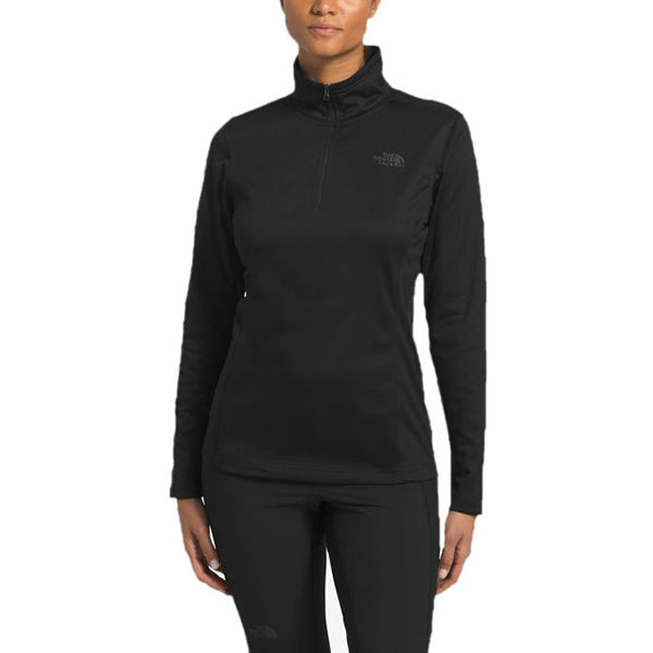 The North Face Women's Black Tech Mezzaluna 1/4 Zip