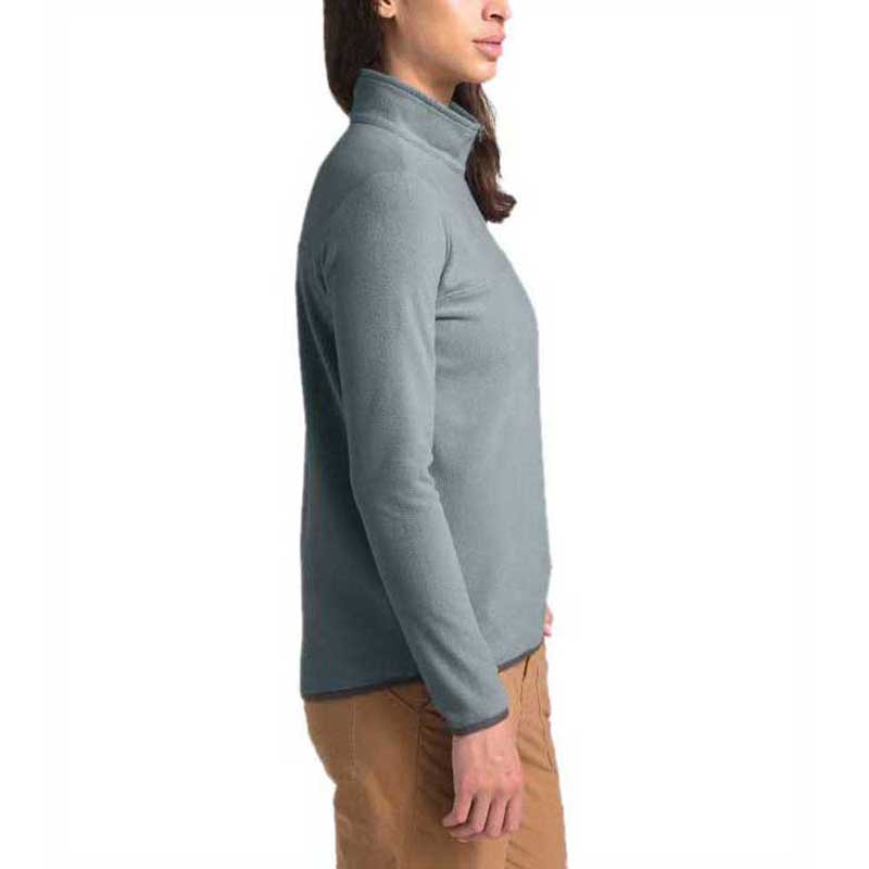 The North Face Women's Mid Grey TKA Glacier Quarter Zip Pullover