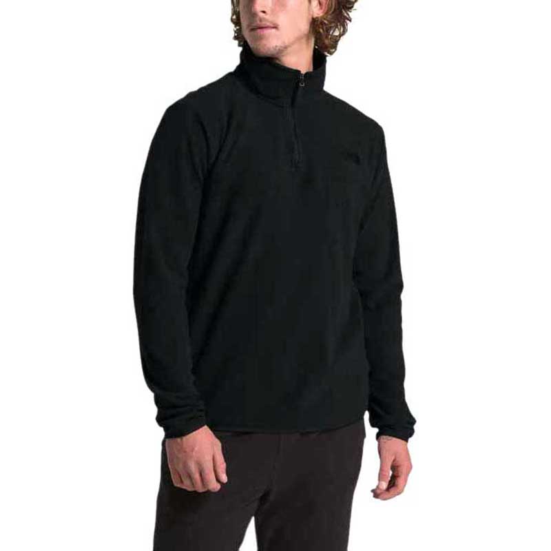 The North Face Men's Black TKA Glacier Quarter Zip Pullover