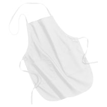 Port Authority White Full Length Apron