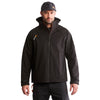 Timberland Men's Black PRO Powerzip Hooded Softshell Jacket