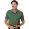 adidas Men's Green Oxide/Black Pine Tree Polo