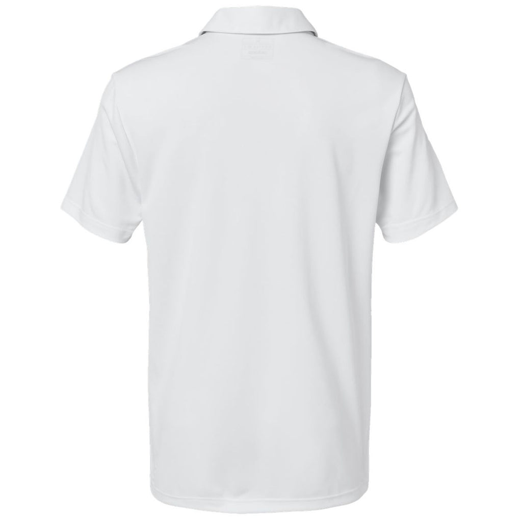 Adidas Men's White Camo Chest Print Polo