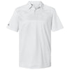 Adidas Men's White Camo Chest Print Polo