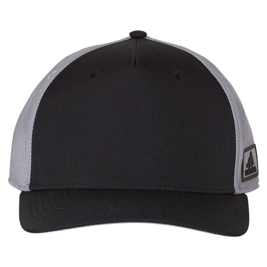 adidas Black/Grey Block Patch Cap