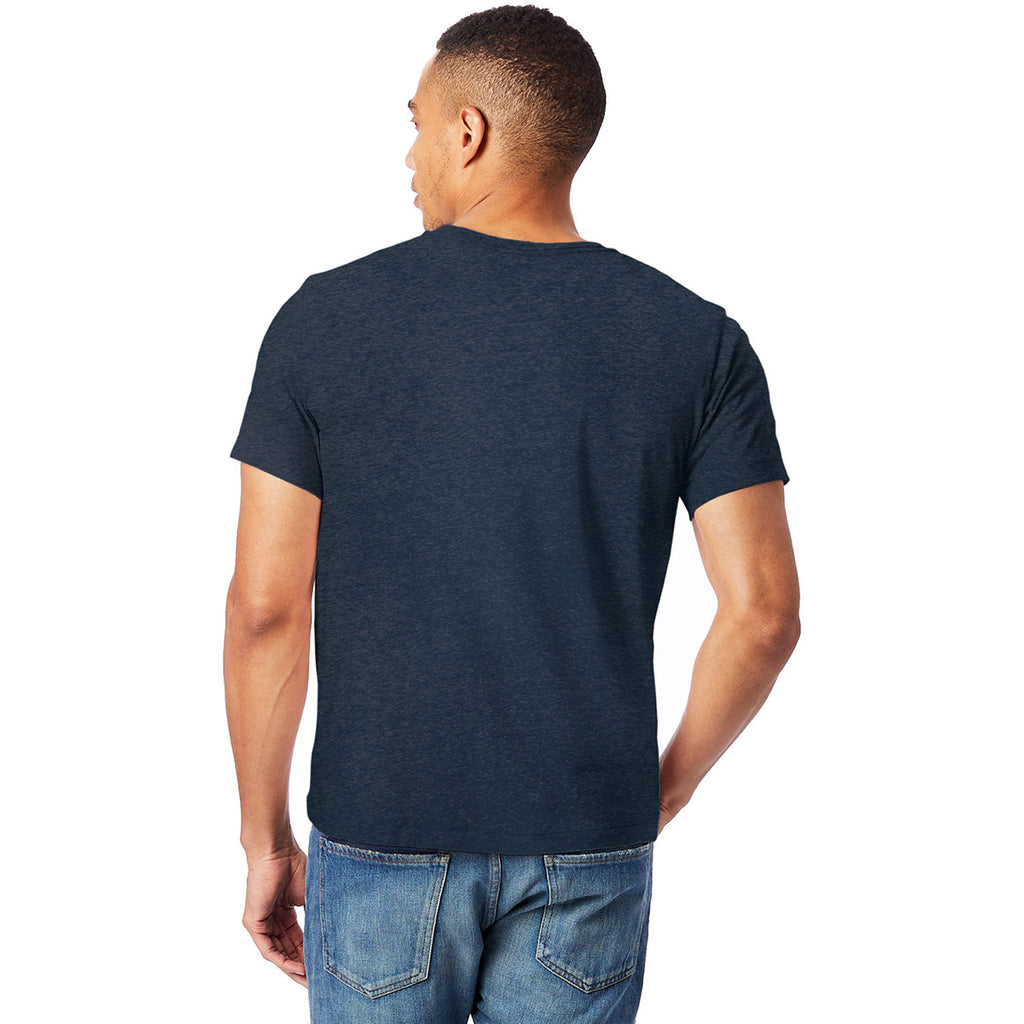 Alternative Apparel Unisex Heather Midnight Navy Go-To T-Shirt