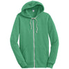 Alternative Apparel Men's True Green Rocky Eco-Fleece Full Zip Hoodie