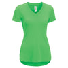 Expert Women's True Kelly TriTec Deep V-Neck Tee