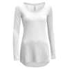 Expert Women's White TriTec Long Sleeve Scoop Neck Tee