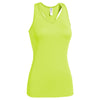 Expert Women's Safety Yellow Workout Tech Racerback