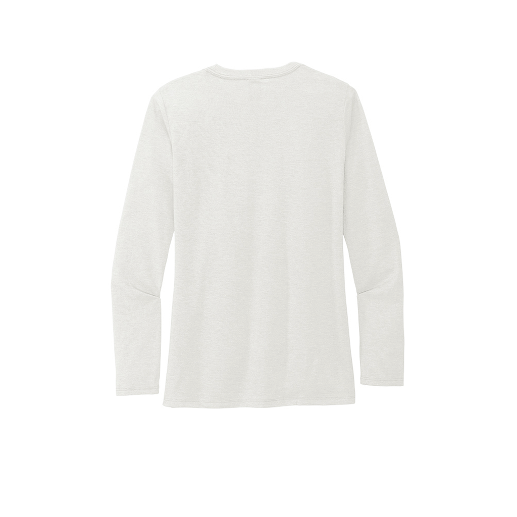 Allmade Women's Fairly White Tri-Blend Long Sleeve Tee