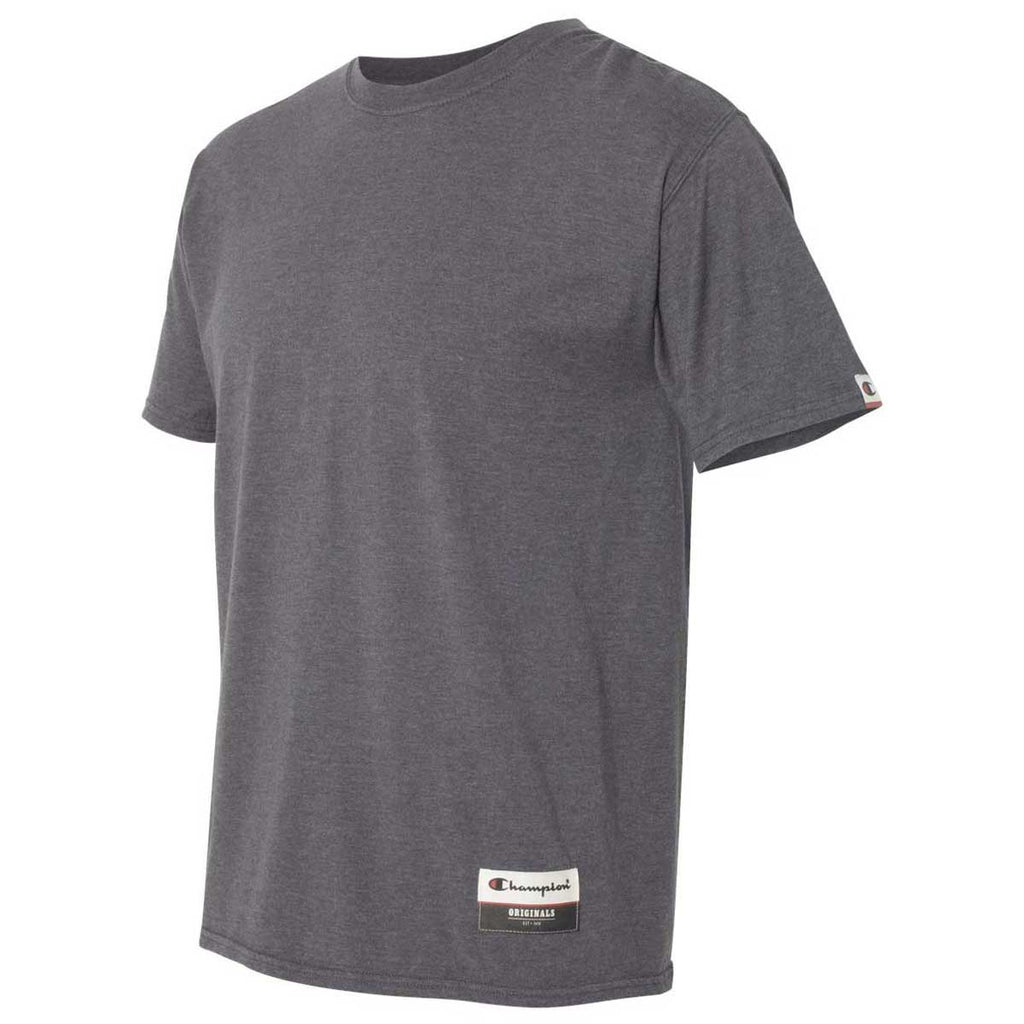 Champion Men's Charcoal Heather Originals Soft-Wash T-Shirt