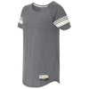 Champion Women's Charcoal Heather Originals Triblend Varsity Tee