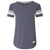 Champion Women's Navy Heather Originals Triblend Varsity Tee