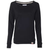 Champion Women's Black Originals French Terry Boat Neck Sweatshirt