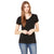 Bella + Canvas Women's Black Jersey Short-Sleeve V-Neck T-Shirt