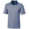 Cutter & Buck Men's Indigo Tall Forge Polo Tonal Stripe