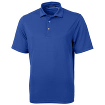 Cutter & Buck Men's Tour Blue Virtue Eco Pique Recycled Tall Polo