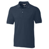 Cutter & Buck Men's Liberty Navy Tall DryTec Short Sleeve Advantage Polo