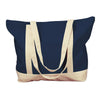 BAGedge Navy/Natural 12 oz Canvas Boat Tote