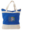 The Bag Factory Royal Blue Santa Fe Tote