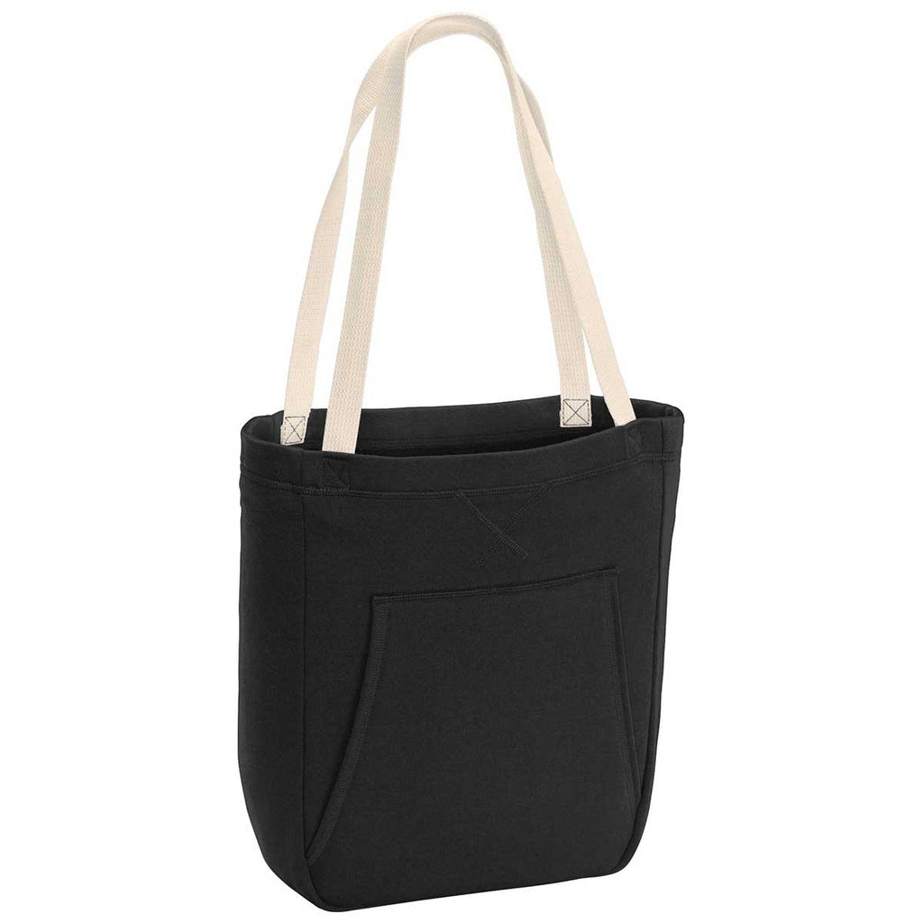 Port Authority Jet Black Core Sweatshirt Tote