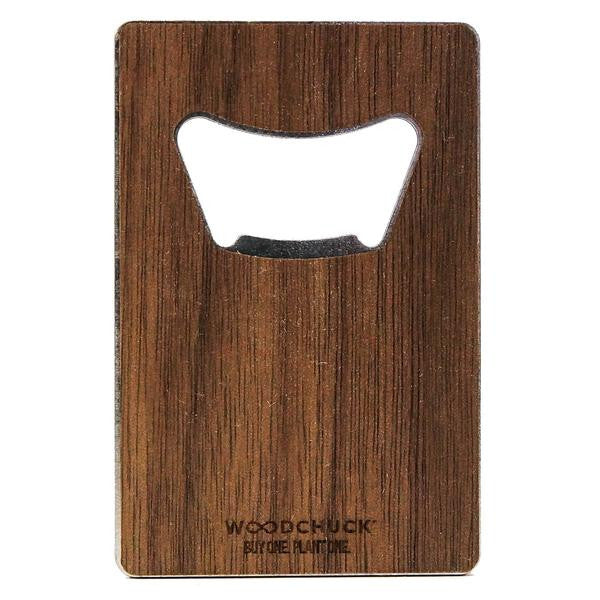 Woodchuck USA Walnut Credit Card Bottle Opener