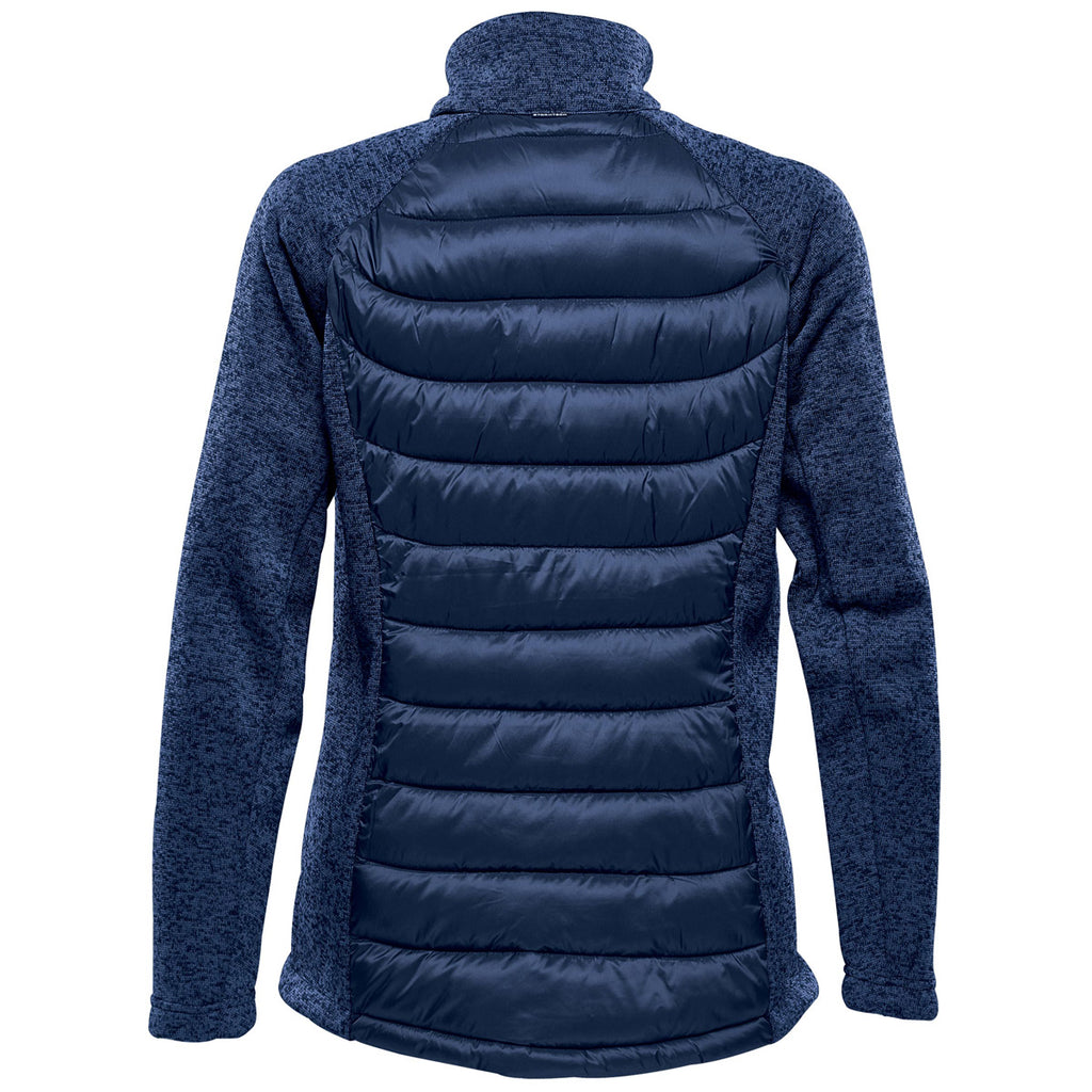 Stormtech Women's Indigo/Indigo Heather Narvik Hybrid Jacket