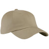 Port Authority Khaki Brushed Twill Cap