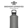 BruMate Matte Grey GROWL'R 64oz