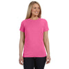 Comfort Colors Women's Neon Pink 4.8 Oz. Fitted T-Shirt