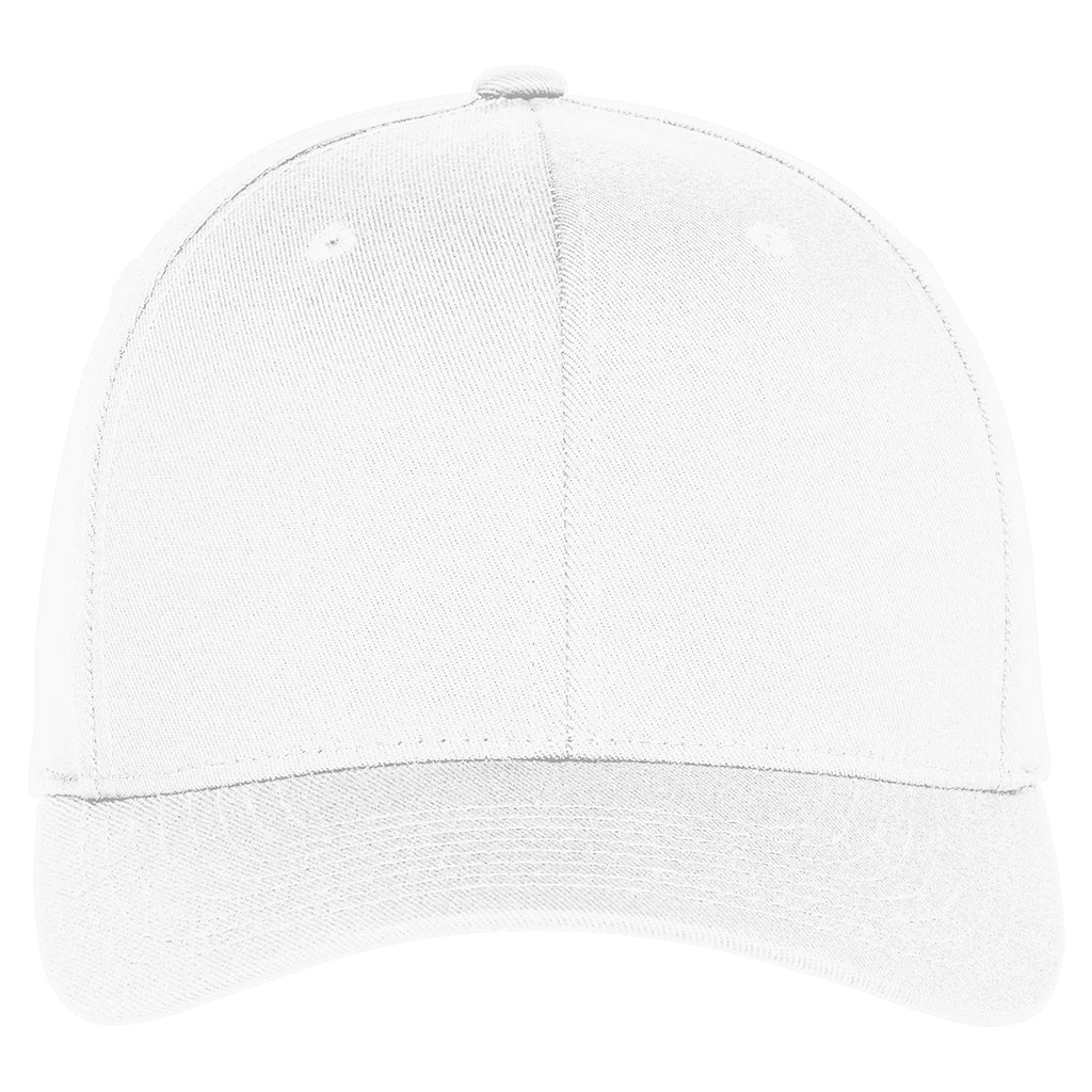 Port Authority White Flexfit Cap