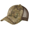 Port Authority Realtree Xtra/Brown Structured Camouflage Mesh Back Cap