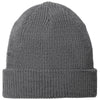 Port Authority Grey Smoke Heather Chunky Knit Beanie