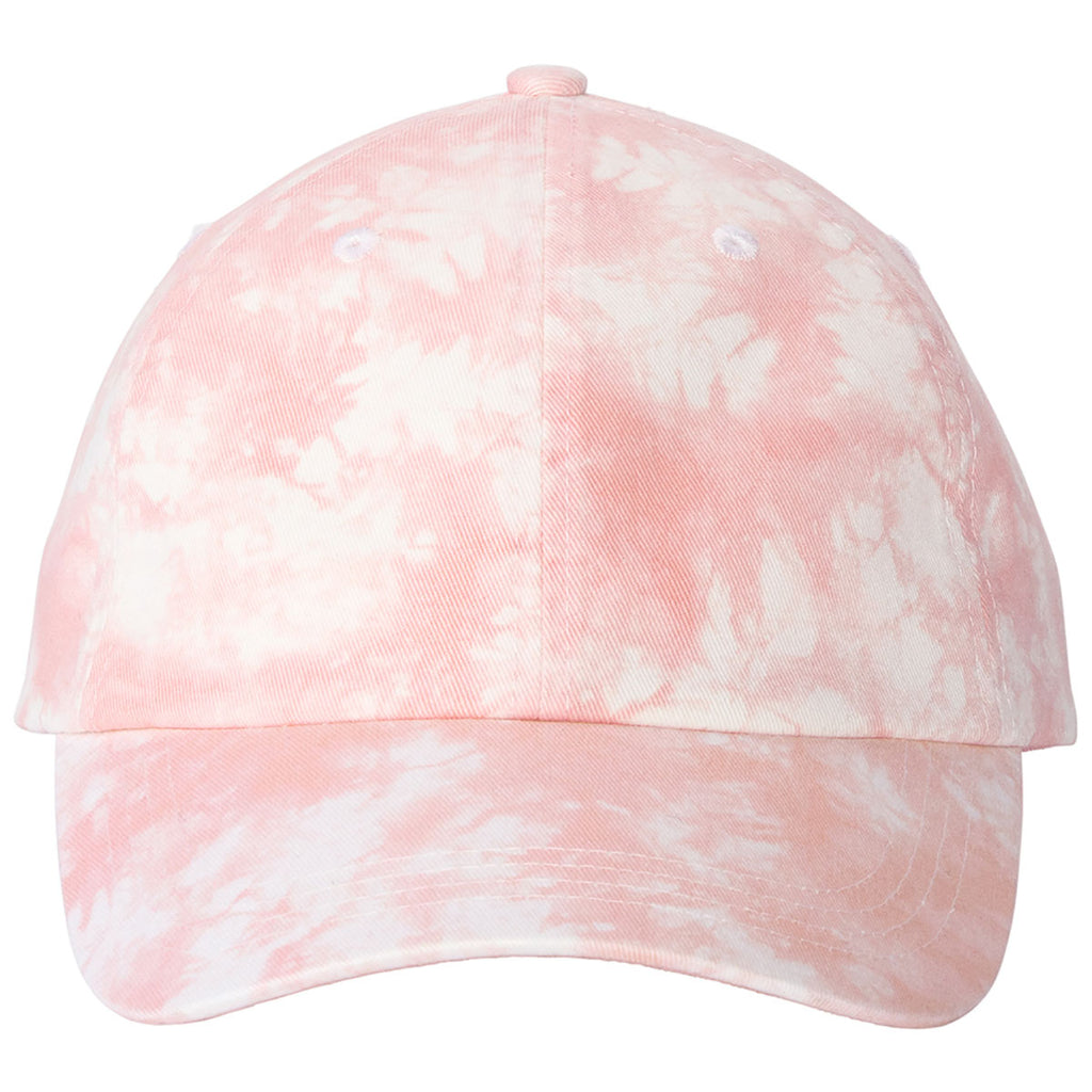 Port Authority Light Pink Tie-Dye Cap