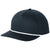 Port Authority Navy/ White Snapback Five-Panel Rope Cap