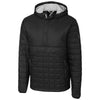 Cutter & Buck Men's Black Rainier Half Zip Popover