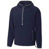 Cutter & Buck Men's Liberty Navy Breaker Half Zip Hooded Popover