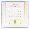 Sugar Paper Classic Black Desk Calendar 2023