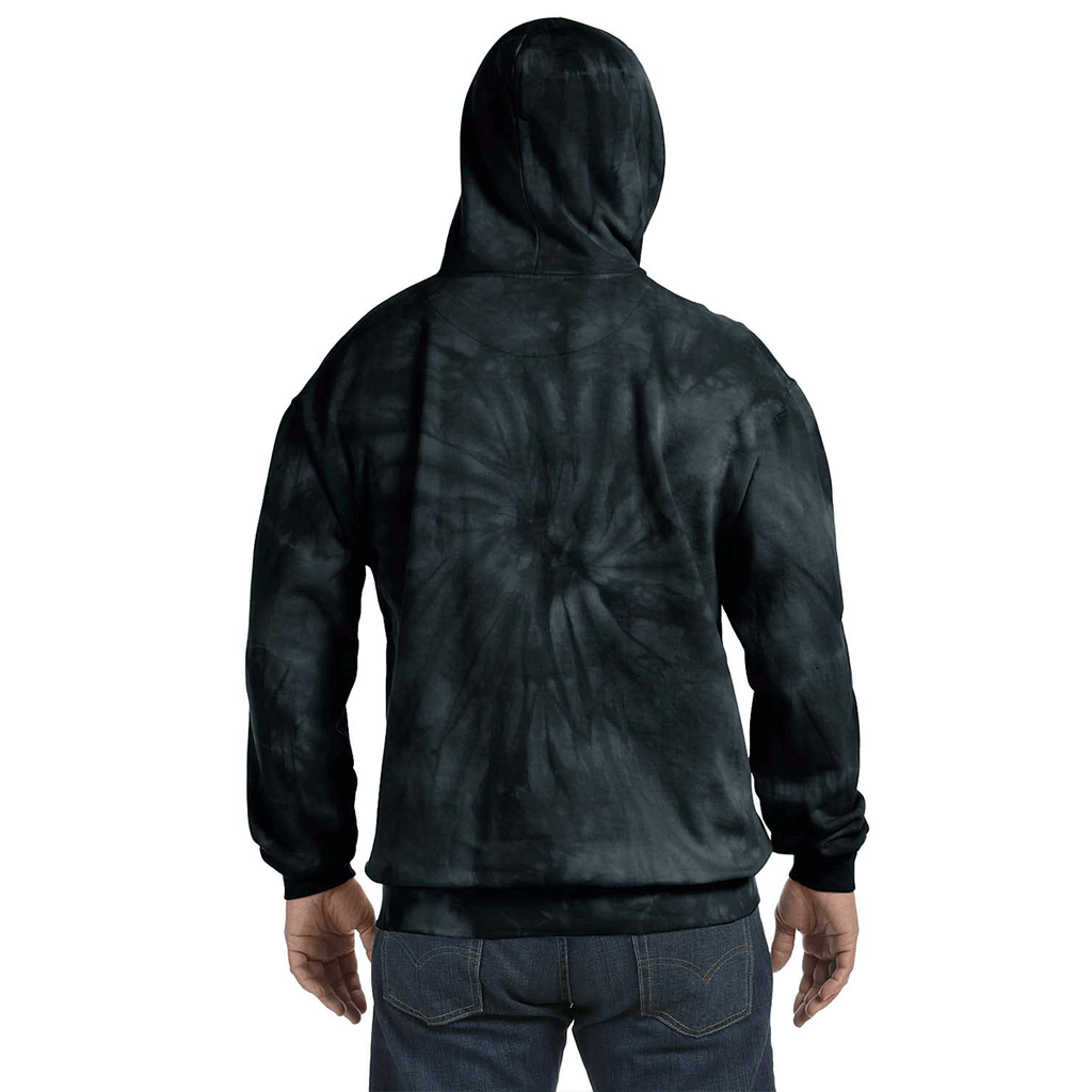 Tie-Dye Unisex Spider Black 8.5oz Tie-Dyed Hoodie