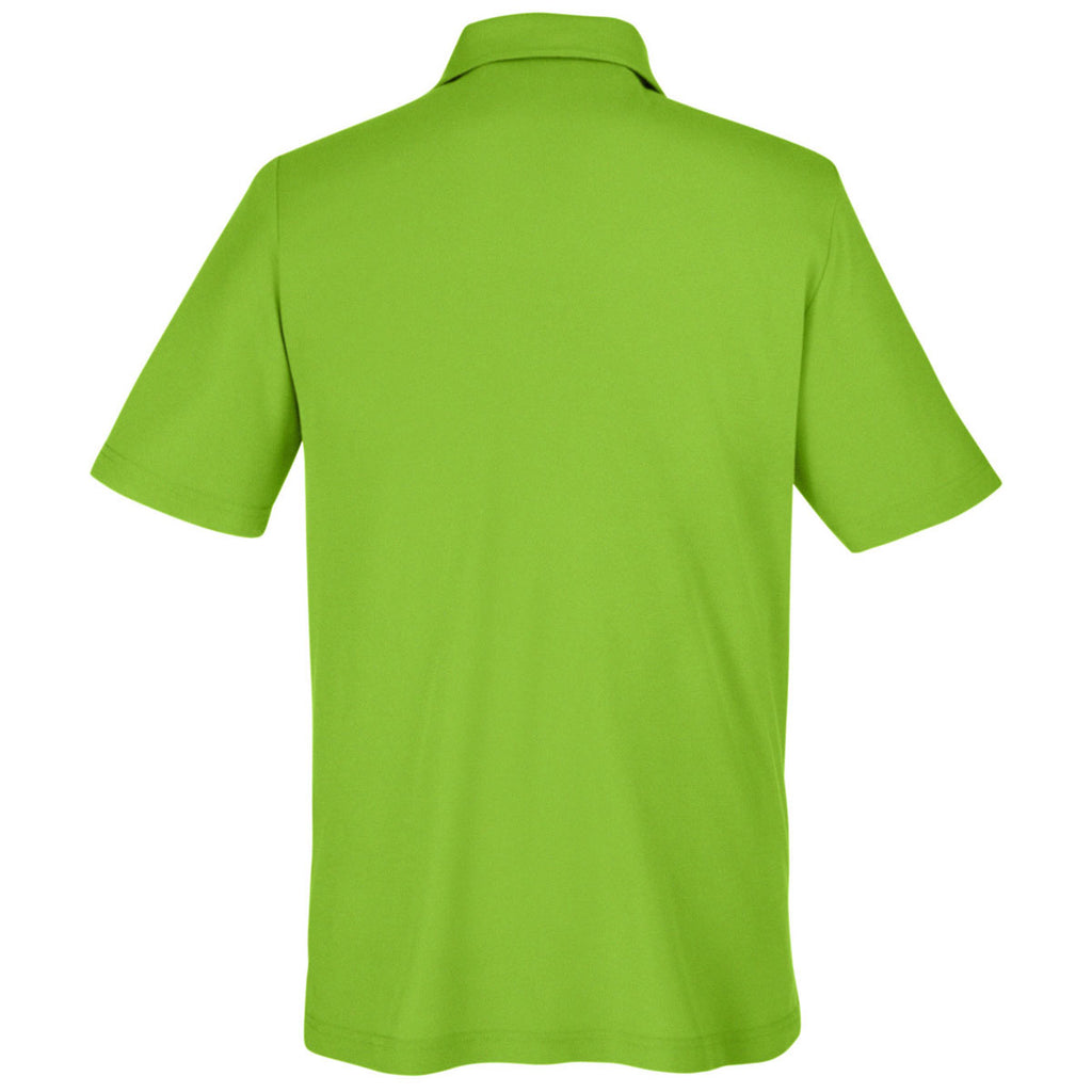 Core 365 Men's Acid Green Fusion ChromaSoft Pique Polo