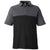 Core 365 Men's Black/Carbon Heather Fusion ChromaSoft Colorblock Polo